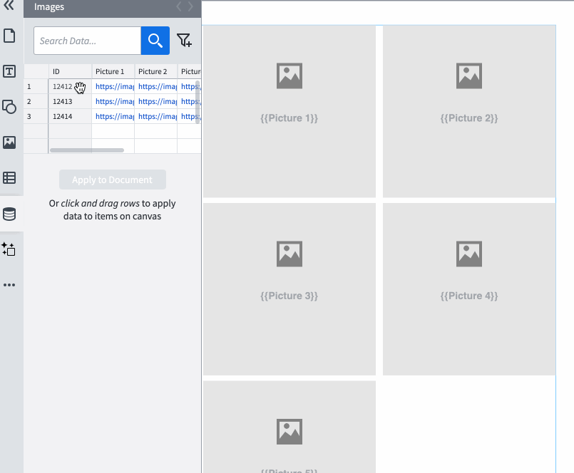 Designated image smart fields