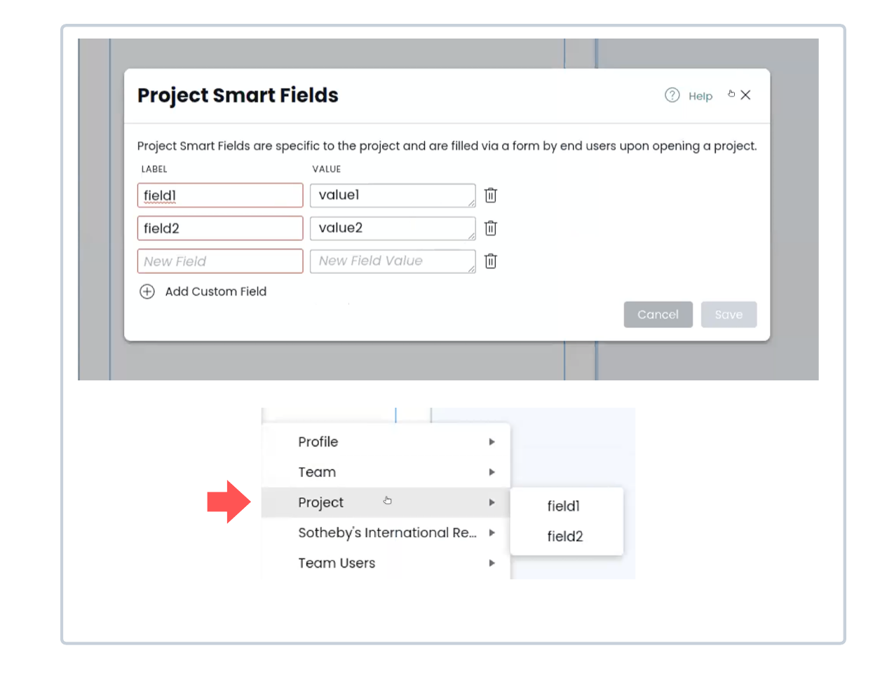 project smart fields